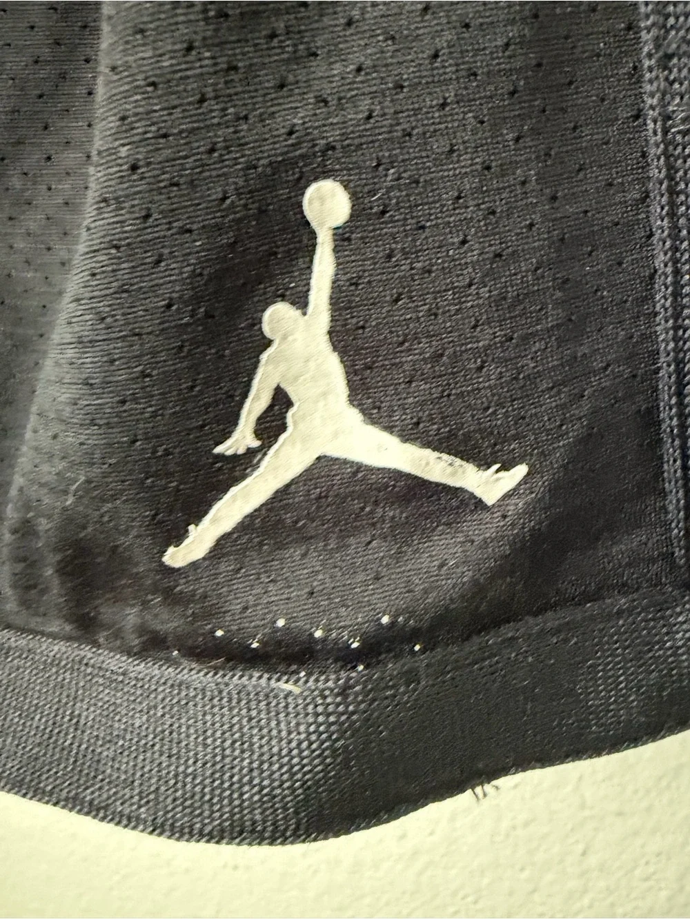 Jordan Men’s Black & White Athletic Basketball Shorts